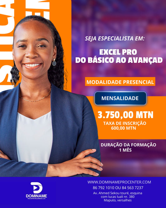 Curso Técnico de Excel – Do Básico ao Avançado